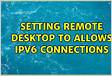 IPv6 necessário roteador rdp